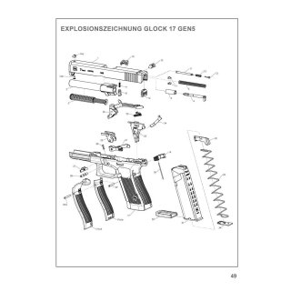 Schließfeder komplett Glock17 Gen 5 #3