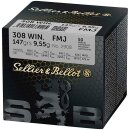 .308 Win S&B FMJ 147grs - 50Stk