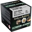 .223 Rem. S&B Screen-Ammo SCR Zink 2,6g/40grs. - 100...