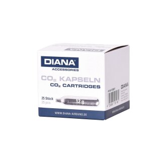 Diana 12 g CO2-Kapseln - 25 Stück