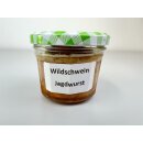 Wurst im Glas - Jagdwurst vom Wildschwein - grüner...