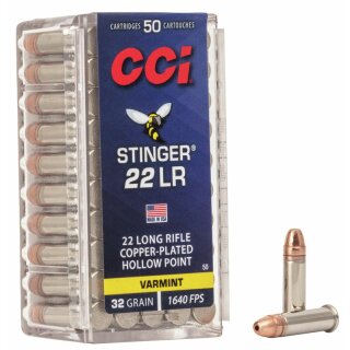 .22 extra lr. CCI Stinger 32grs - 50Stk