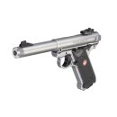 RUGER Mark IV 22/45 Stainless Threaded 5,5" - .22 lfb