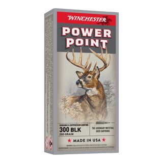 .300 AAC Blackout Winchester Subsonic 200grs - 20Stk