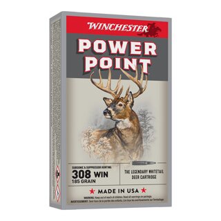 .308 Win. Winchester Subsonic 185grs - 20 Stk