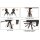 UTG Recon 360 Zweibein - High 206 - 302 mm