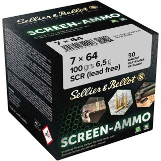 7x64 S&amp;B Screen-Ammo SCR Zink 100grs. 50Stk