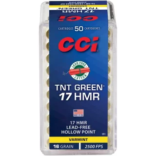.17 HMR TNT Green HP 16 grs - 50Stk