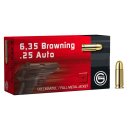 6,35 Browning Geco FMJ 49 grs. - 50Stk