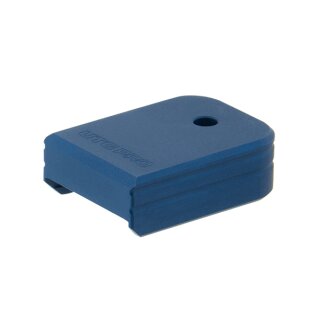 UTG Pro +0 Base Pad Magazinboden Aluminium Glock small Frame Magazine blau
