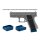 UTG Pro +0 Base Pad Magazinboden Aluminium Glock small Frame Magazine blau