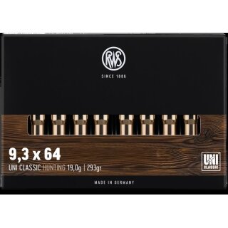 9,3x64 RWS UNI CLASSIC 293grs - 20Stk