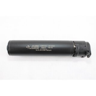 B&T Schalldämpfer Rotex-X schwarz - .223/5,56 - QDN Schnellverschluss